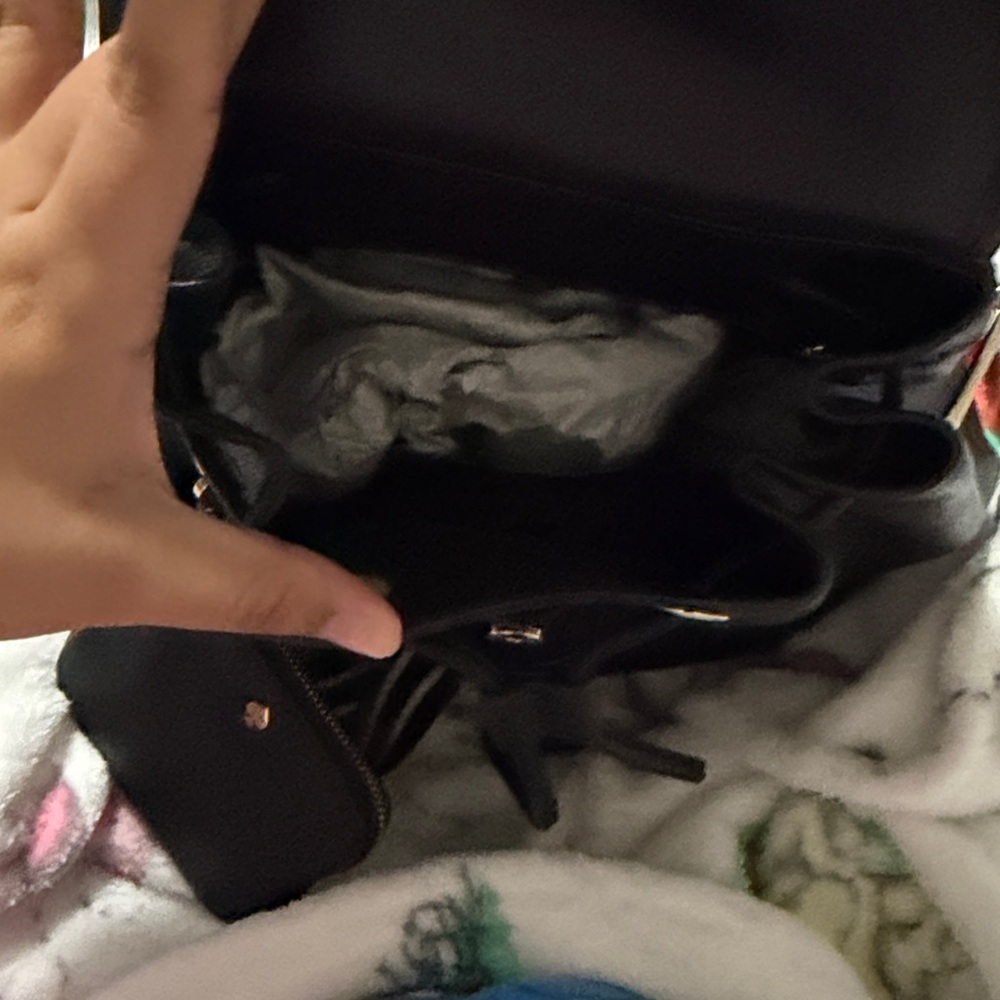 Rosie medium flap backpack in black - Picture 6 of 6